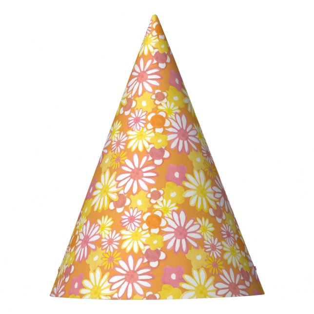 Summer Daisies Party Hat (Front)