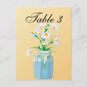 Summer Daisies Table Card
