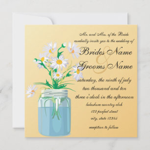 Summer Daisies Wedding Invitations
