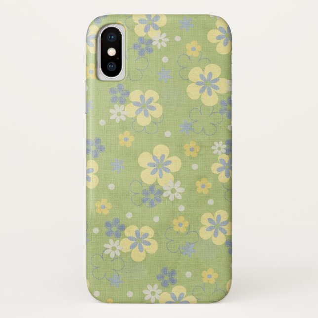 summer daisy floral pattern Case-Mate iPhone case (Back)