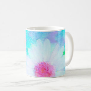 Summer daisy in soft pastel coffee mug