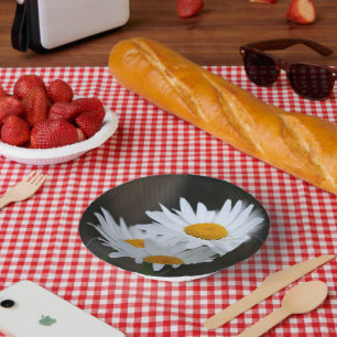 Summer Daisy Paper Bowl Plate