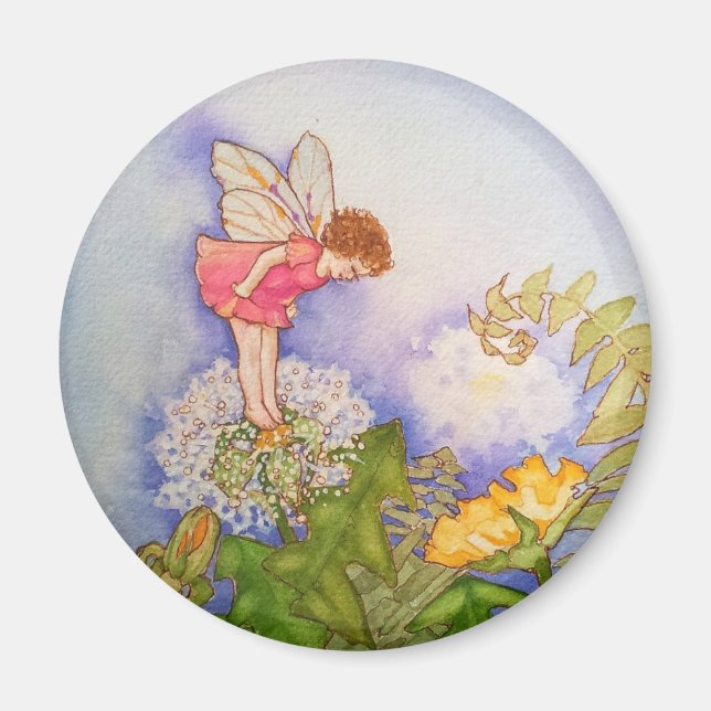 Summer Dandelion Fairy Magnet (Front)