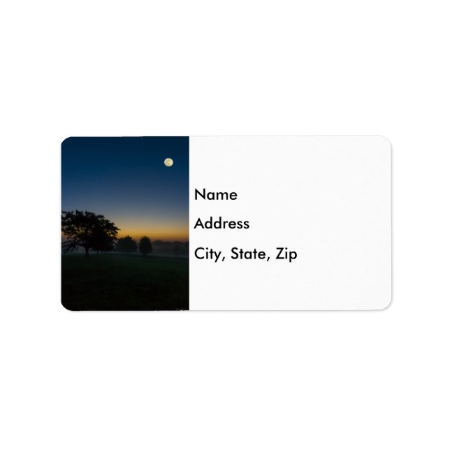 Summer Dawn With Moon Label (Front)