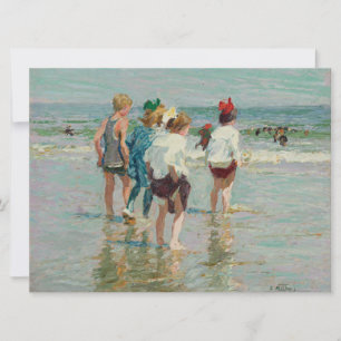 Summer Day at Brighton Beach (by E.H. Potthast) Card