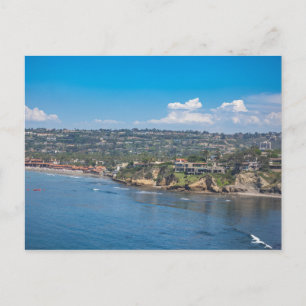 Summer Day at La Jolla Beach in San Diego, Califor Postcard