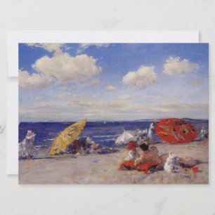 Summer Day at the Seaside (Beach Landscape) Card