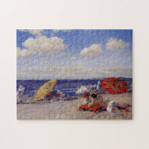 Summer Day at the Seaside (Beach Landscape) Jigsaw Puzzle
