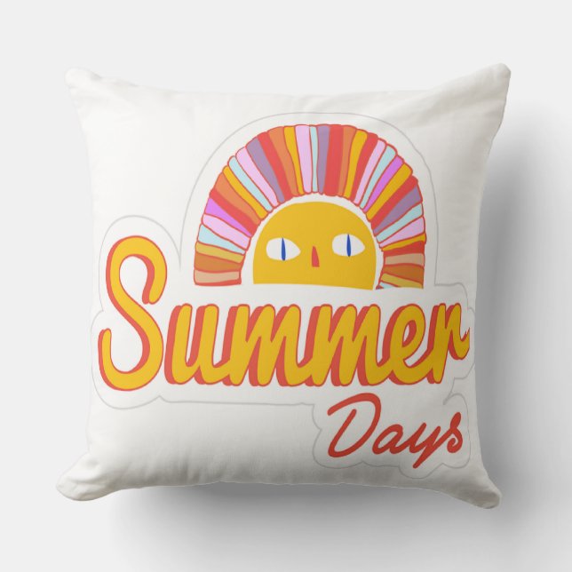 Summer day  cushion (Front)
