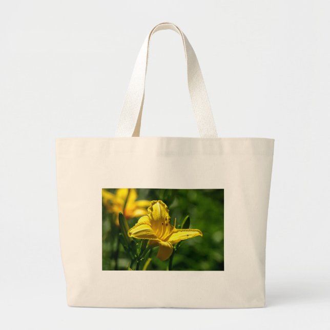 Summer Day Large Tote Bag (Front)