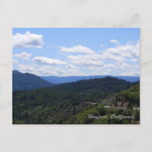 Summer day view from on top of the mountains.... postcard
