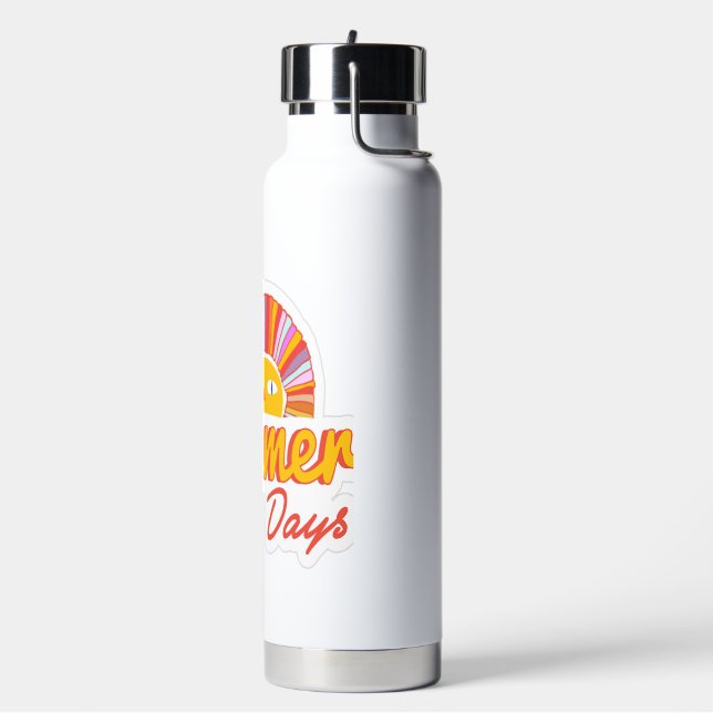 Summer day  water bottle (Left)