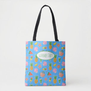 Summer Days Beach Tote Bag