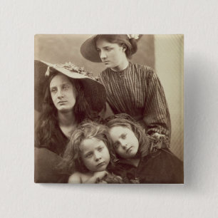 Summer Days, c.1866 (albumen print from a collodio 15 Cm Square Badge
