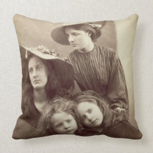 Summer Days, c.1866 (albumen print from a collodio Cushion