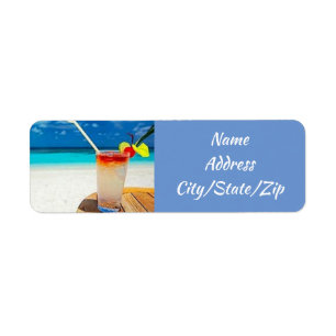 **SUMMER DAY'S COCKTAIL** RETURN ADDRESS LABEL