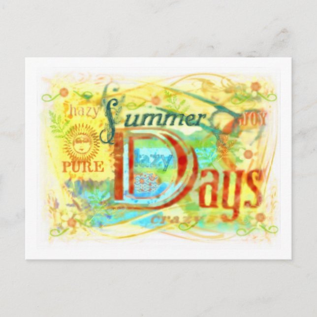 Summer Days Postcard (Front)