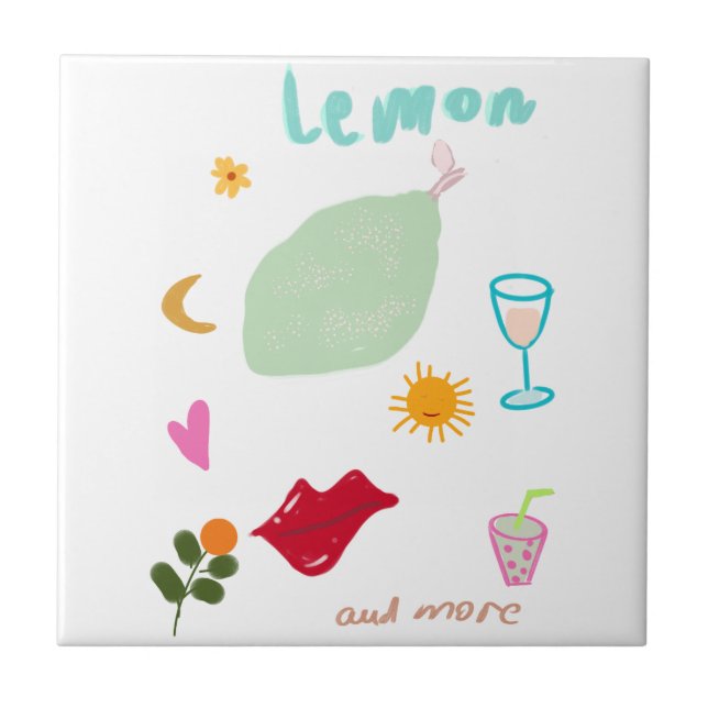 summer decorative tiles (Front)