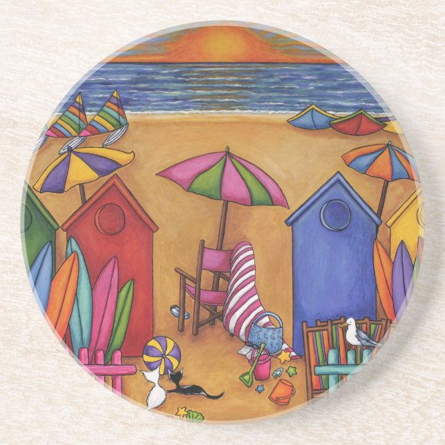 Summer Delight by Lisa Lorenz Coaster (Front)
