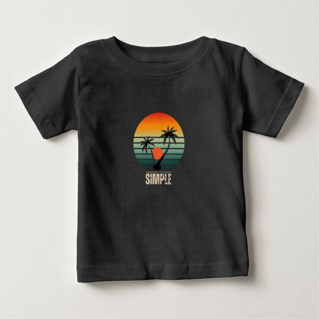 Summer Design with Inspiration Baby T-Shirt (Front)