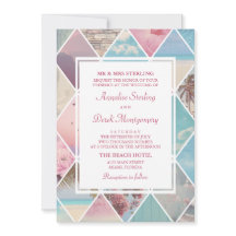 Summer Diamonds | Pink & Blue Beach Wedding