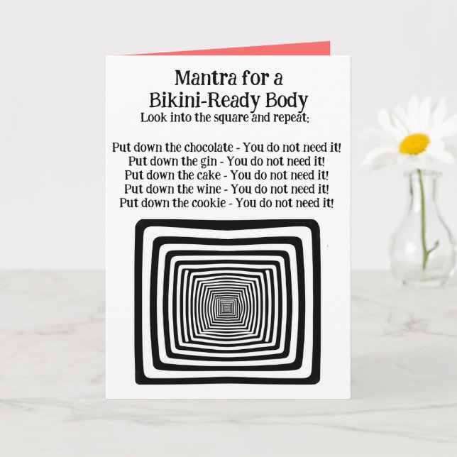 Summer Diet Mantra Card (Small Plant)