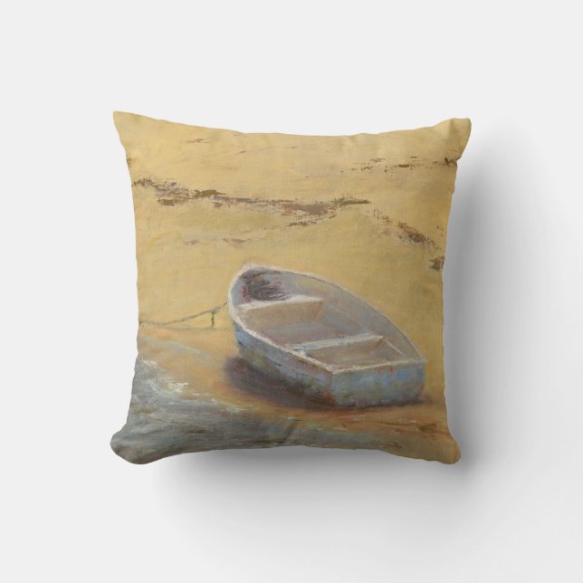 Summer Dory - Boat on the Shore Cushion (Front)