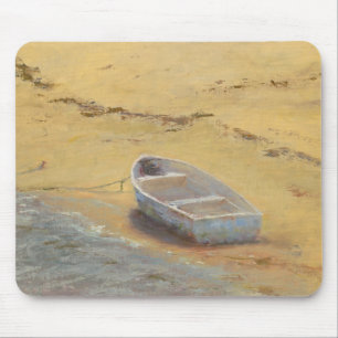 Summer Dory - Boat on the Shore Mouse Pad