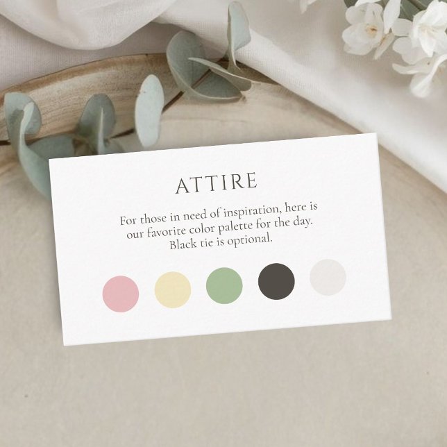 Summer Dot Attire Dress Code Enclosure Card (Creator Uploaded)