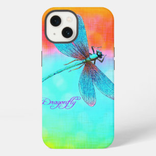 Summer Dragonfly Rainbow Bright Decorative iPhone Case