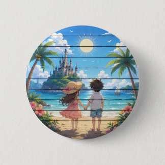 Summer dream 6 cm round badge