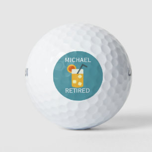 Summer Drink Design, Personalised Golf Balls
