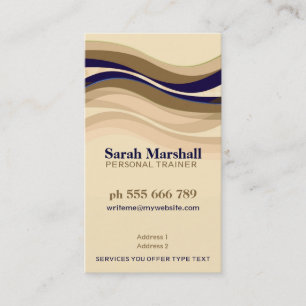 Summer Earth Hills w/ Logo Business Card