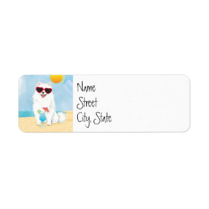 Summer Eskie Return Address Label