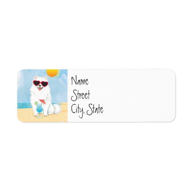 Summer Eskie Return Address Label (Front)