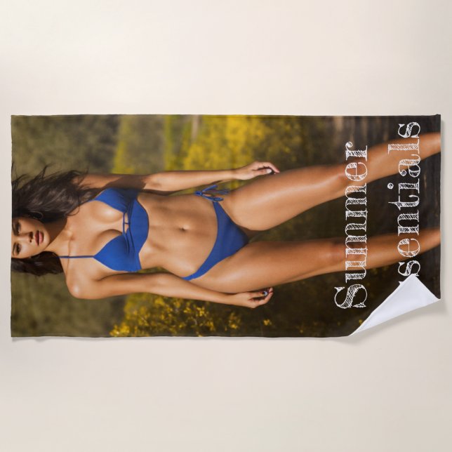 Summer Essentials Beach Towel (Front)