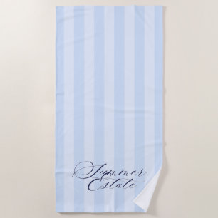 'Summer Estate' Blue Beach Lovers Ocean Summer Towel
