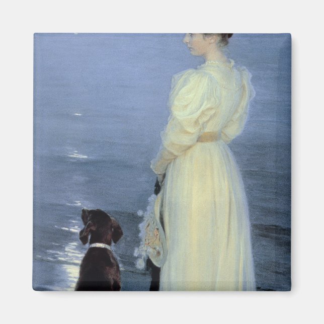 Summer Evening at Skagen Magnet (Front)