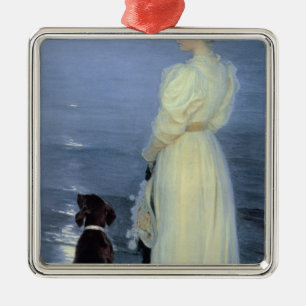 Summer Evening at Skagen Metal Ornament