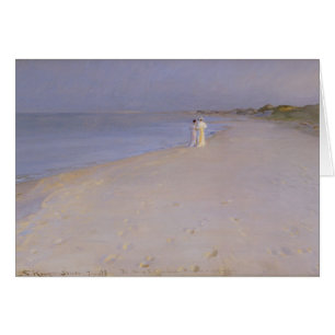 Summer evening at the South Beach, Skagen, 1893
