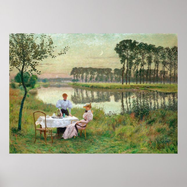 Summer Evening by Emile Claus Poster (Front)