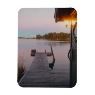 Summer evening in the swedish archipelago magnet