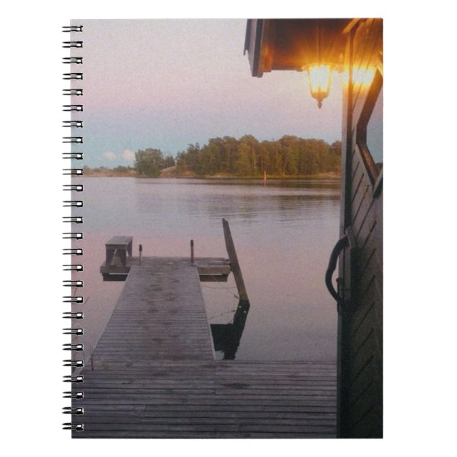 Summer evening in the swedish archipelago notebook (Front)