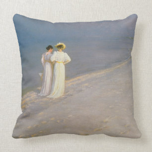 Summer Evening on the Skagen Southern Beach Cushion