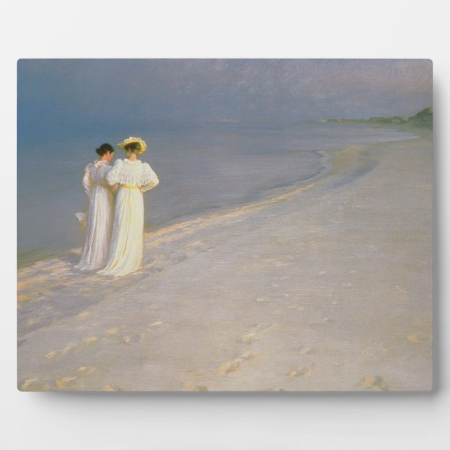 Summer Evening on the Skagen Southern Beach Plaque (Front)