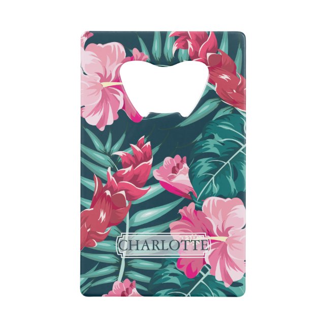Summer Exotic Flowers Monogram (Front)