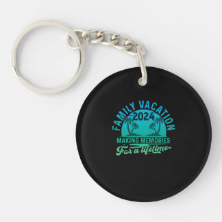 Summer Family Vacation Making Memories Key Ring