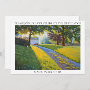 Summer Farm Scene in Bright Sunlight Birthday