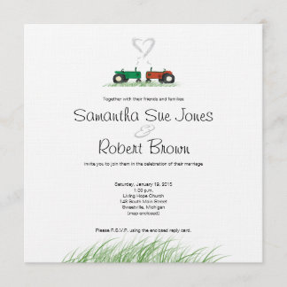 Summer Farm Wedding Invitation