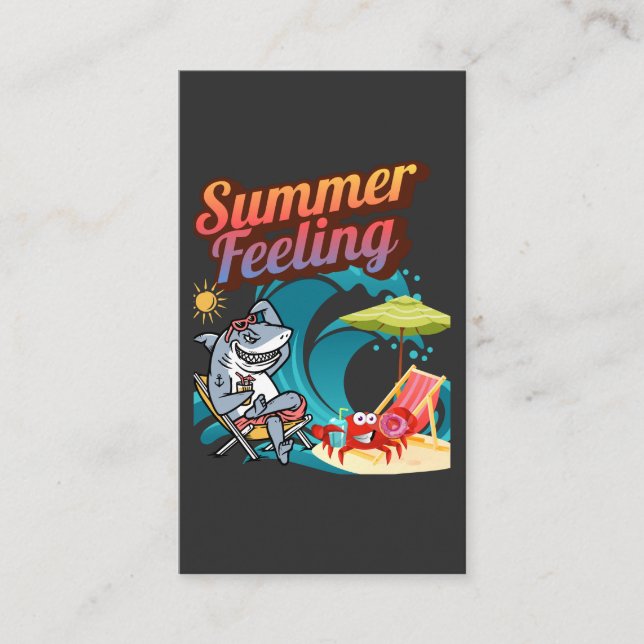summer feeling business card (Front)